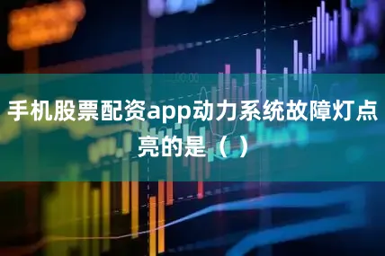 手机股票配资app动力系统故障灯点亮的是（ ）