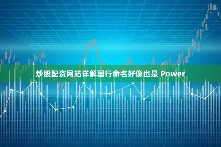 炒股配资网站详解国行命名好像也是 Power